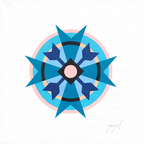 Gwyneth Fischer - Large Geometric Original Painting (#129)