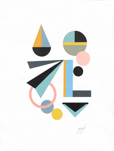 Gwyneth Fischer - Large Geometric Original Painting (#144)