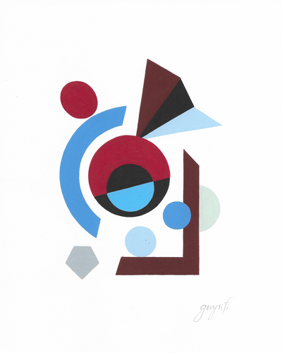 Gwyneth Fischer - Medium Geometric Original Painting (#132)