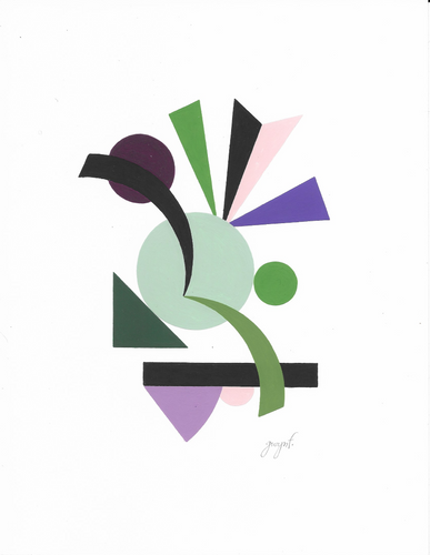 Gwyneth Fischer - Medium Geometric Original Painting (#125)