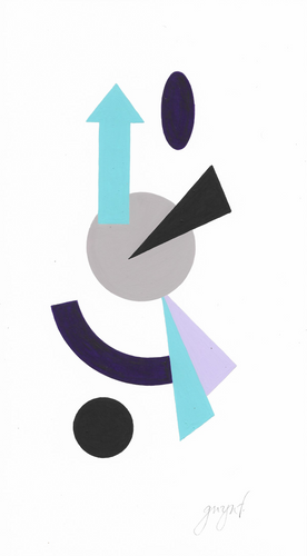 Gwyneth Fischer - Medium Geometric Original Painting (#200)