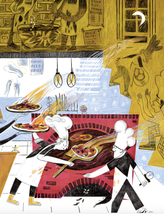The Boro Illustrated- The Night Kitchen (8x10