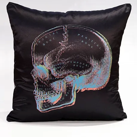 Skull pillow