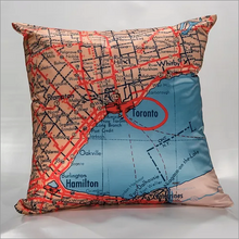 ontario driving map pillow