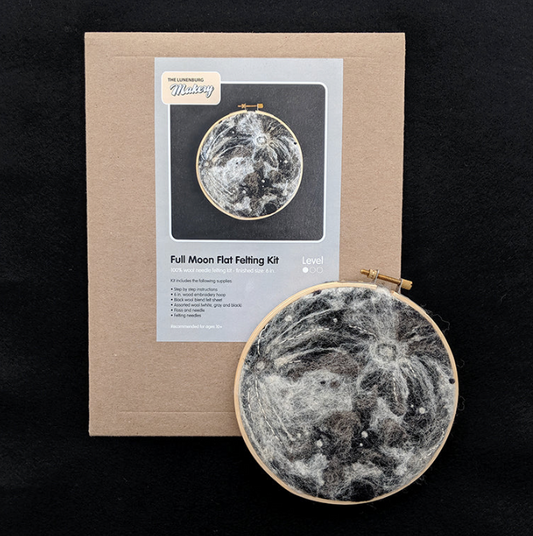 Lunenburg Makery - FULL MOON Flat Needle Felting Kit