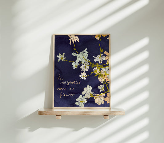 Annick Gaudreault - MAGNOLIAS Art Print