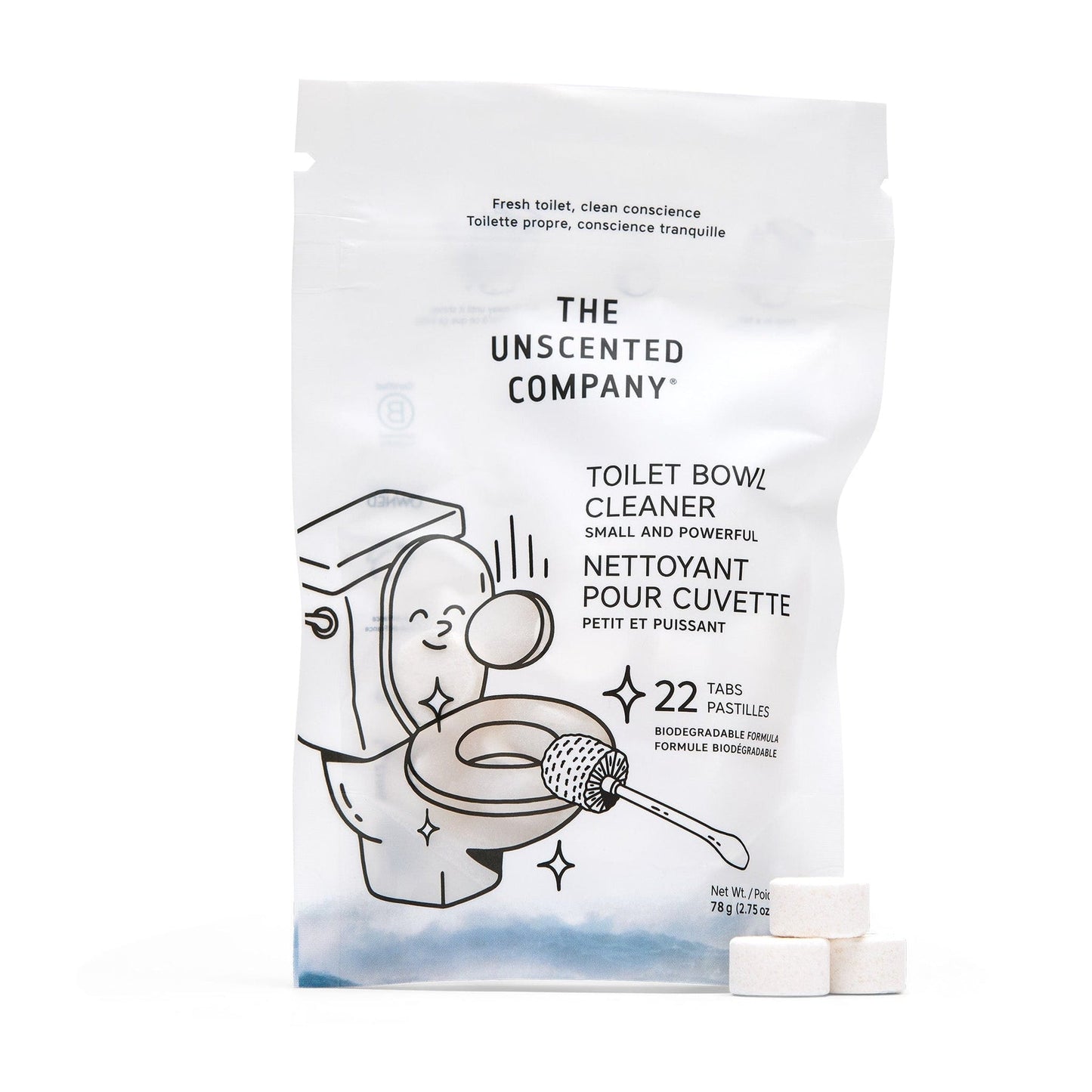 The Unscented Company - TOILET BOWL CLEANER (22 Tabs)