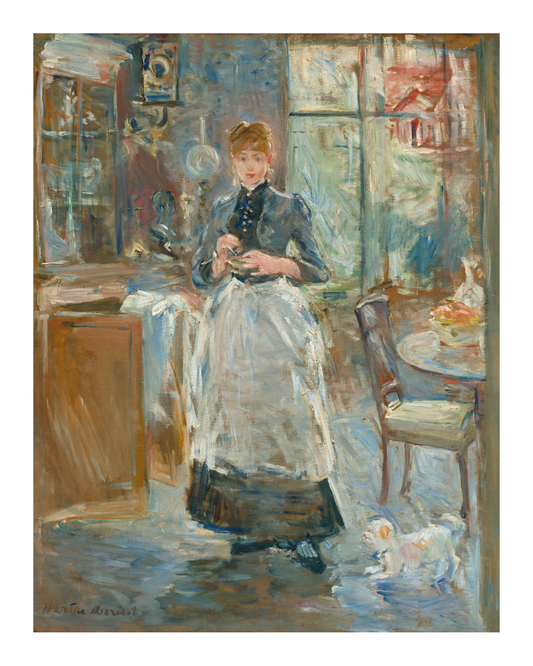 Watson & Lou - IN THE DINING ROOM Historical Art Print