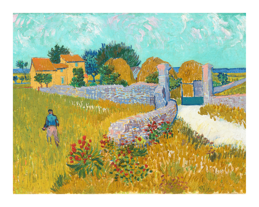 Watson & Lou - FARMHOUSE IN PROVENCE Historical Art Print