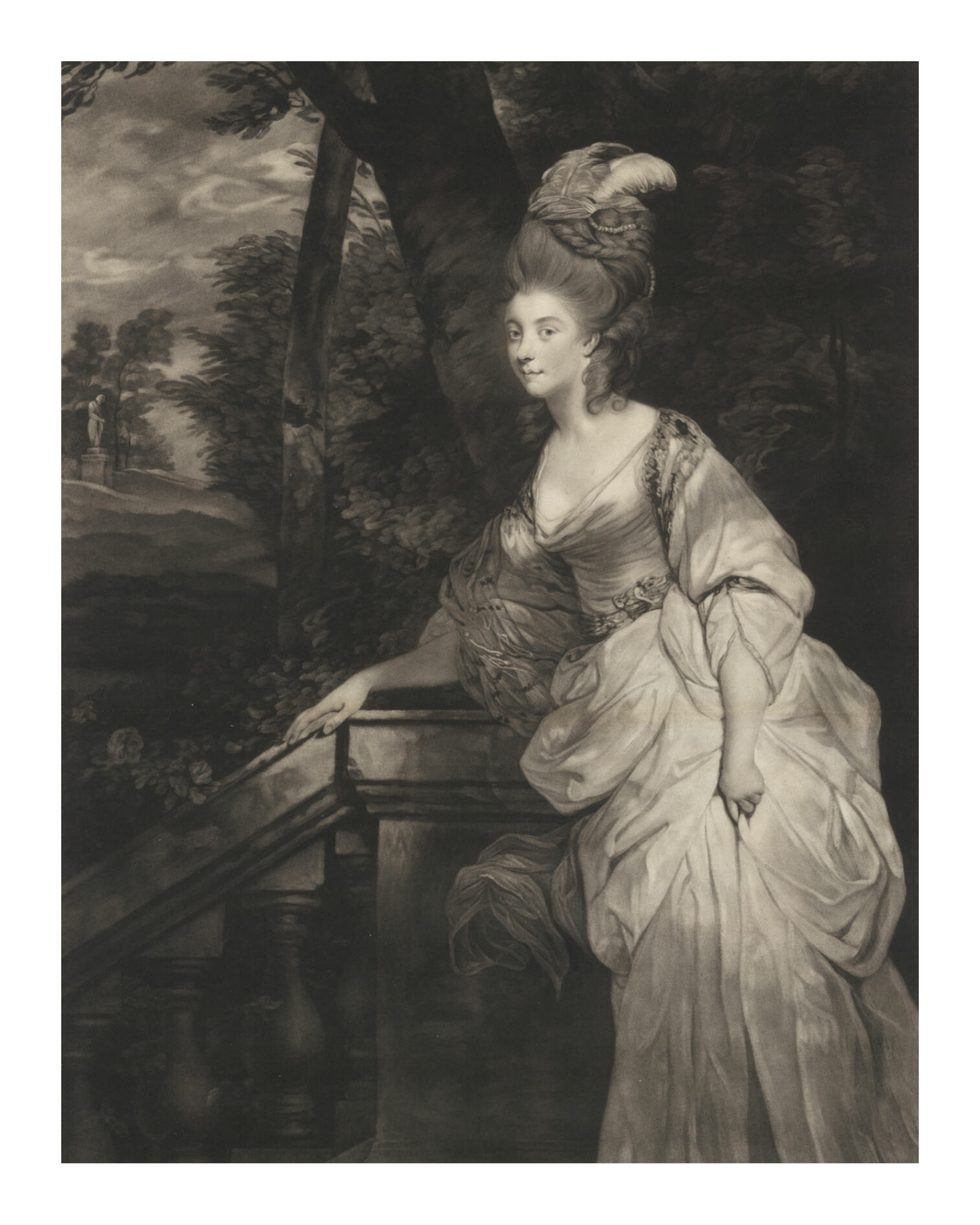 Watson & Lou - GEORGIANA CAVENDISH Historical Art Print