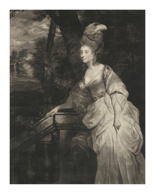 Watson & Lou - GEORGIANA CAVENDISH Historical Art Print
