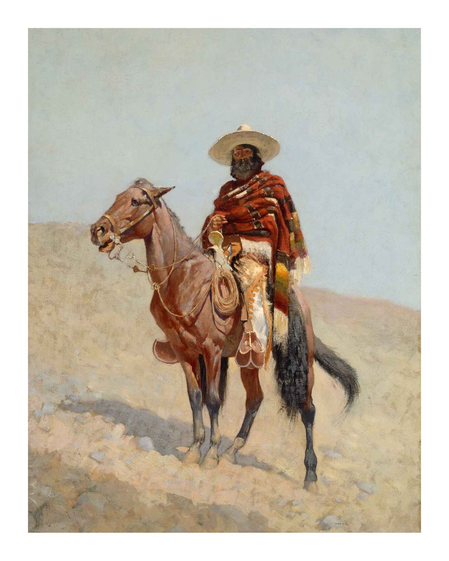Watson & Lou - A MEXICAN VAQUERO Historical Art Print