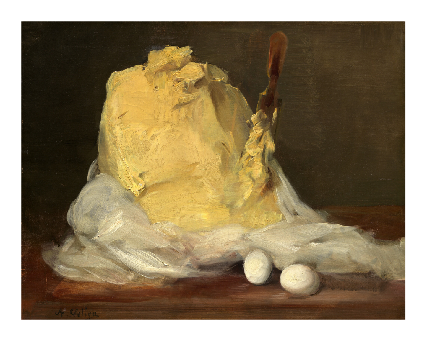 Watson & Lou - MOUND OF BUTTER Historical Art Print