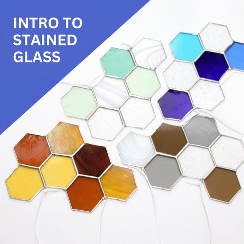 Intro to Stained Glass - Saturday, August 26th, 11a-2p OR 3p-6p