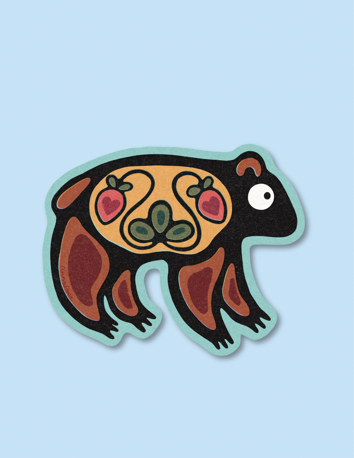 Anna Rose Artwork - Makwa Sticker
