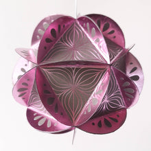 Kiss the Paper - Ornament Kit (Pink/Grey) Poinsettia 20 Sided