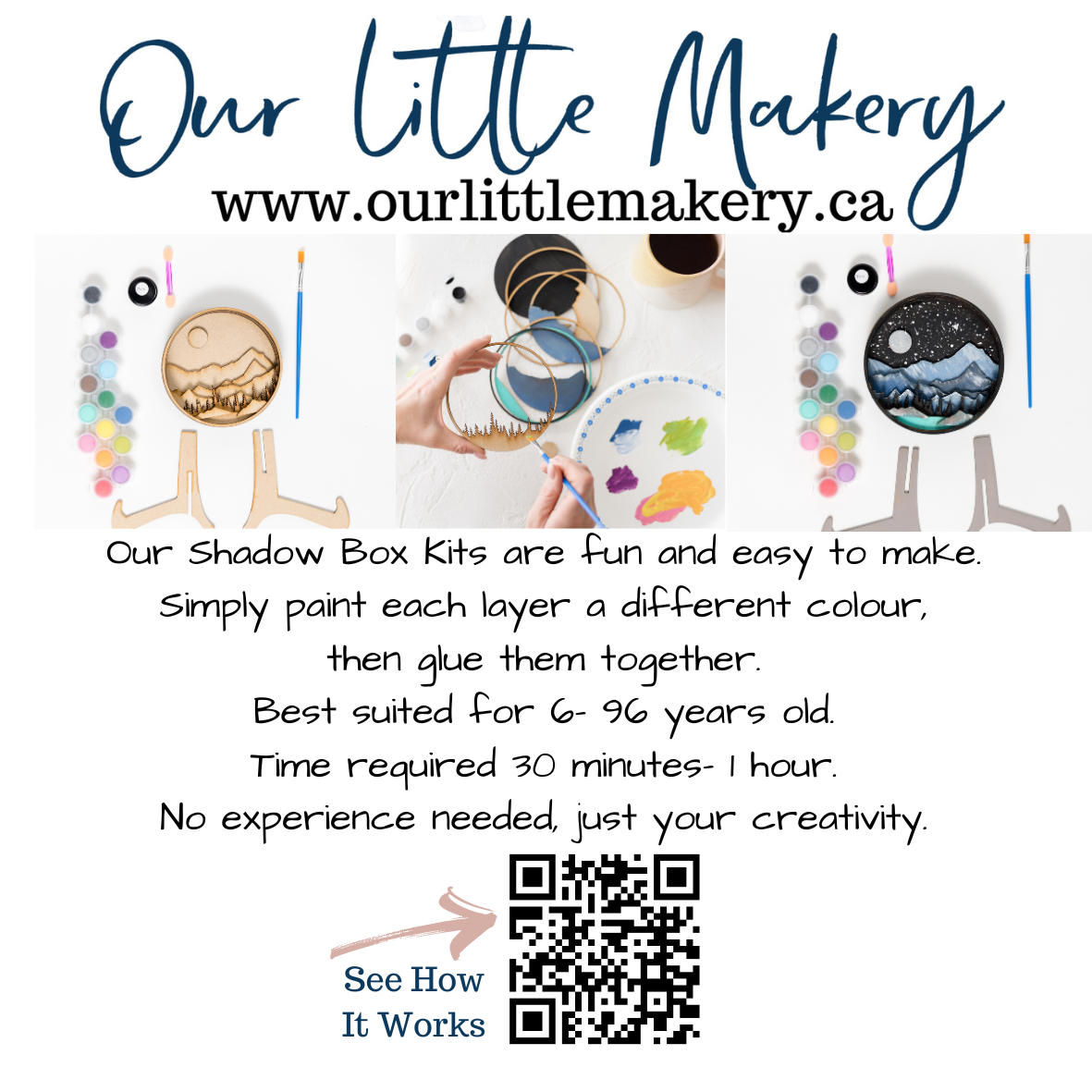 Our Little Makery - Cosmic Adventurer Shadow Box Kit