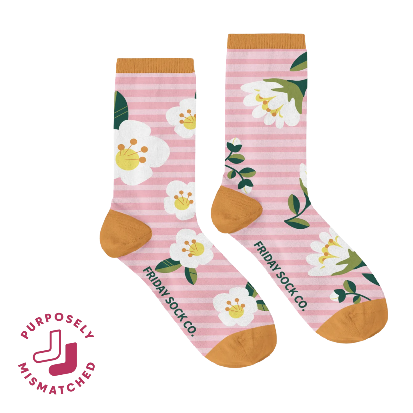 Friday Sock Co. - Women's Pink Stripes Socks