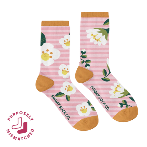 Friday Sock Co. - Women's Pink Stripes Socks