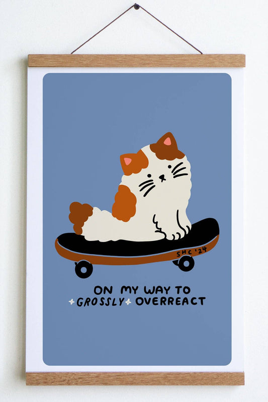 Stay Home Club - OVERREACT Art Print (8" x 10")