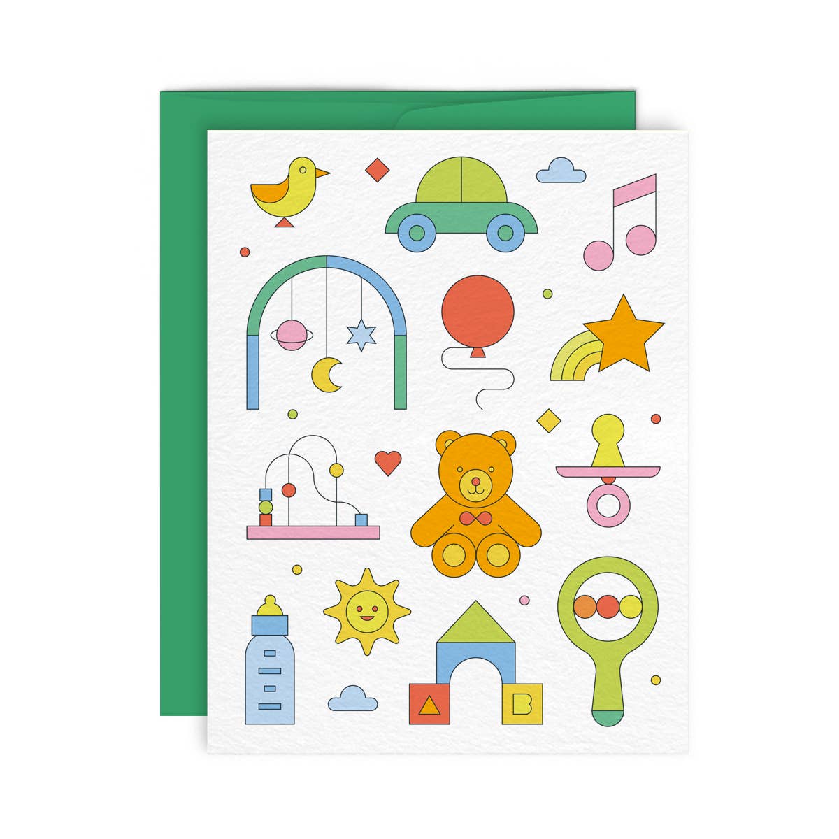 Paperole - JOUETS (TOYS) Greeting Card