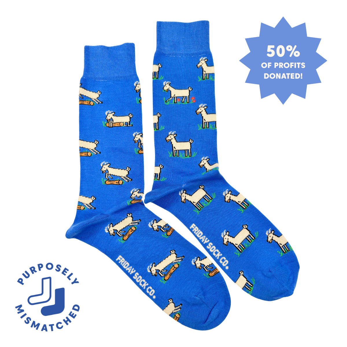 Friday Sock Co. - Men's Goats This Did Good Socks