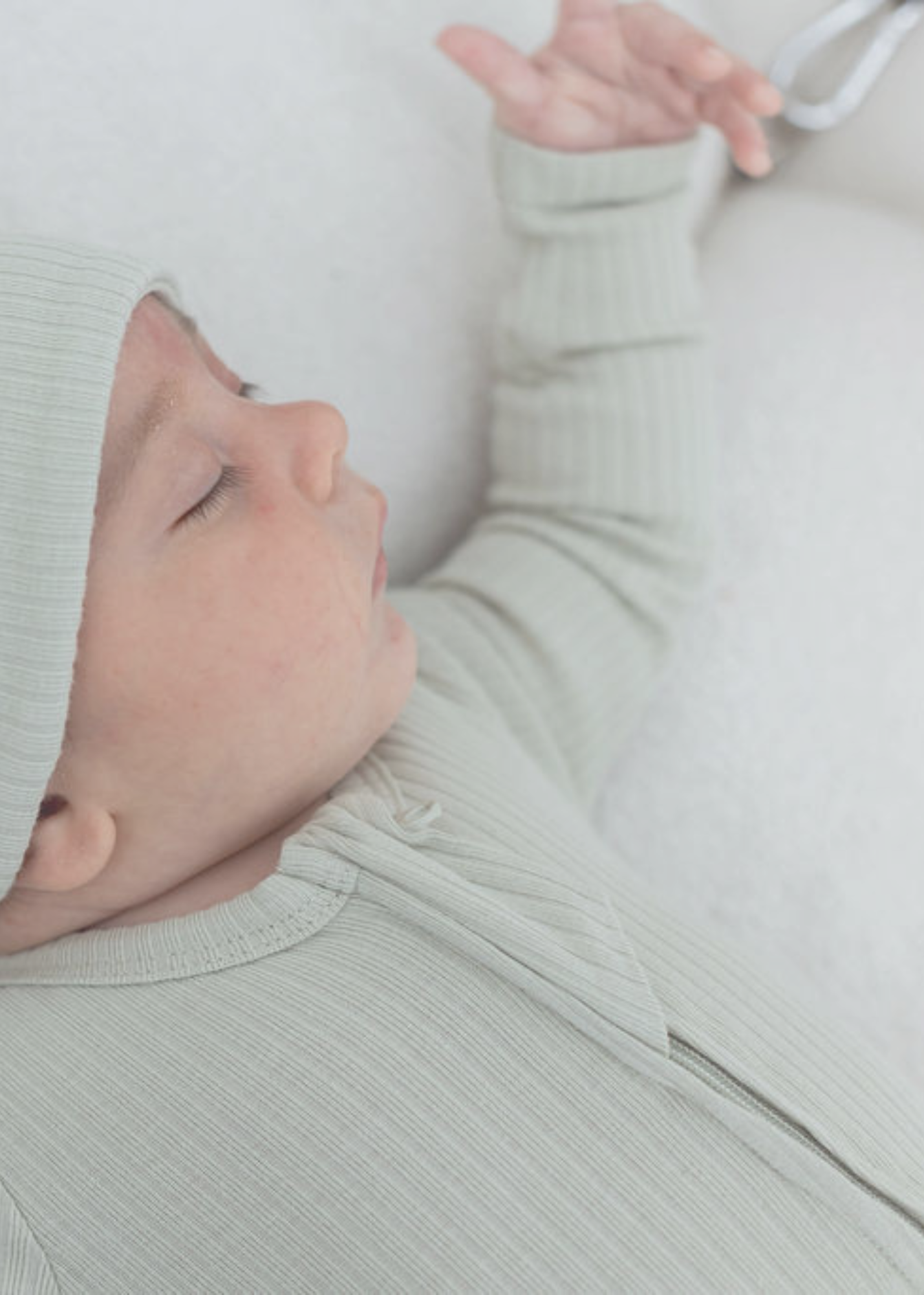 Mila & Co. - Ribbed Footie | Pistachio