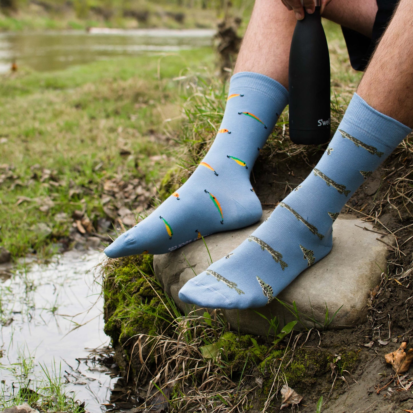 Friday Sock Co. - Men’s  Fish & Fishing Lures Socks