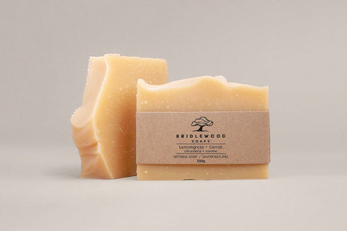 Bridlewood Soaps - Lemongrass + Carrot Bar Soap
