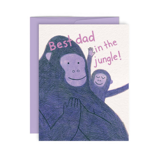 Paperole - GORILLA DAD Greeting Card