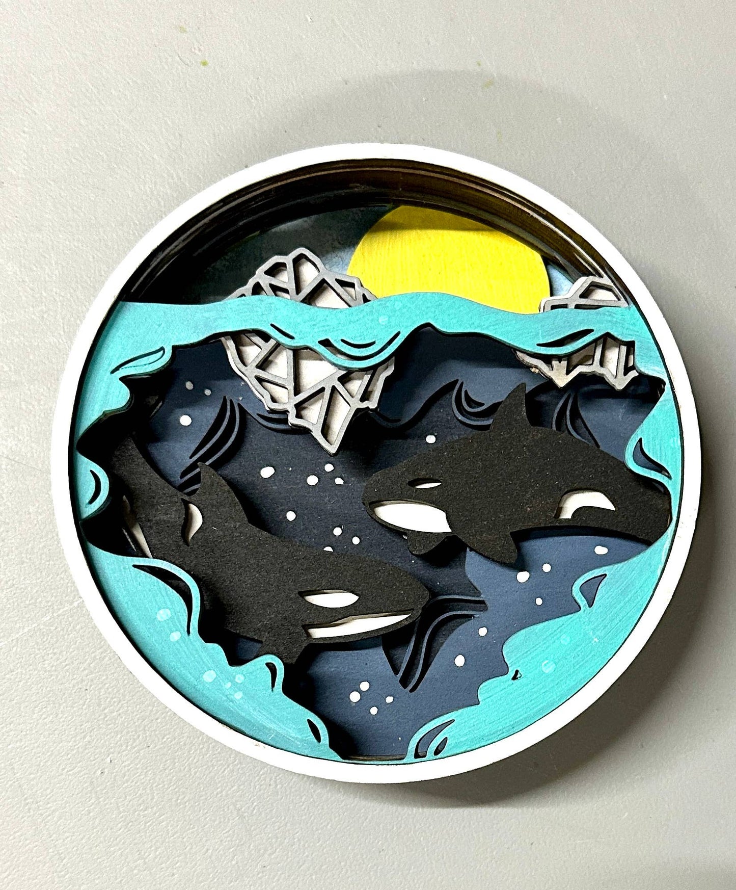 Our Little Makery - Orca Shadow Box Kit