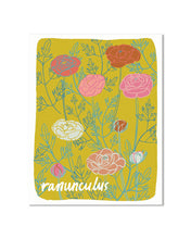 Halfpenny Postage - RANUNCULUS Art Print