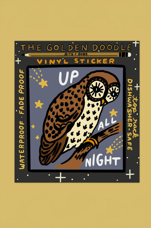 Stay Home Club - UP ALL NIGHT Sticker