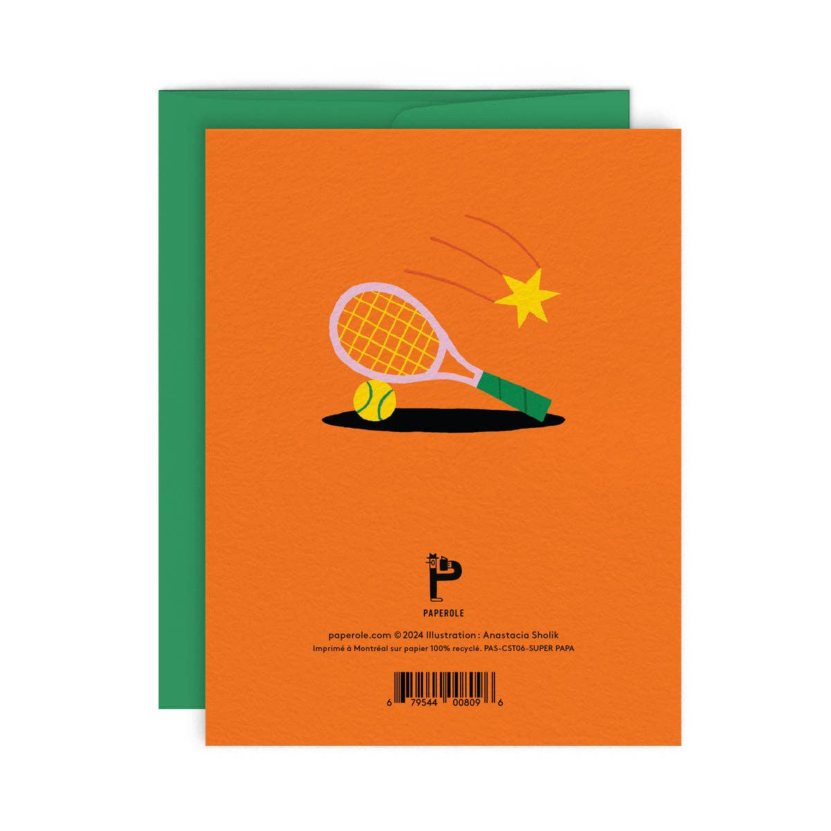 Paperole - SUPER PAPA Greeting Card