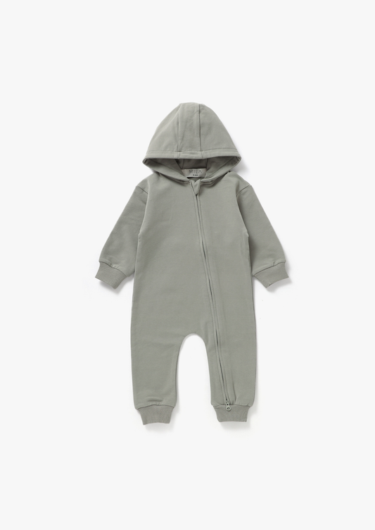 Mila & Co. - Hoodie Romper | Basil