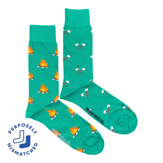 Friday Sock Co. - Men's Campfire & Marshmallow Socks