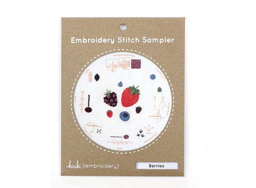 Kiriki Press - BERRIES Embroidery Stitch Sampler