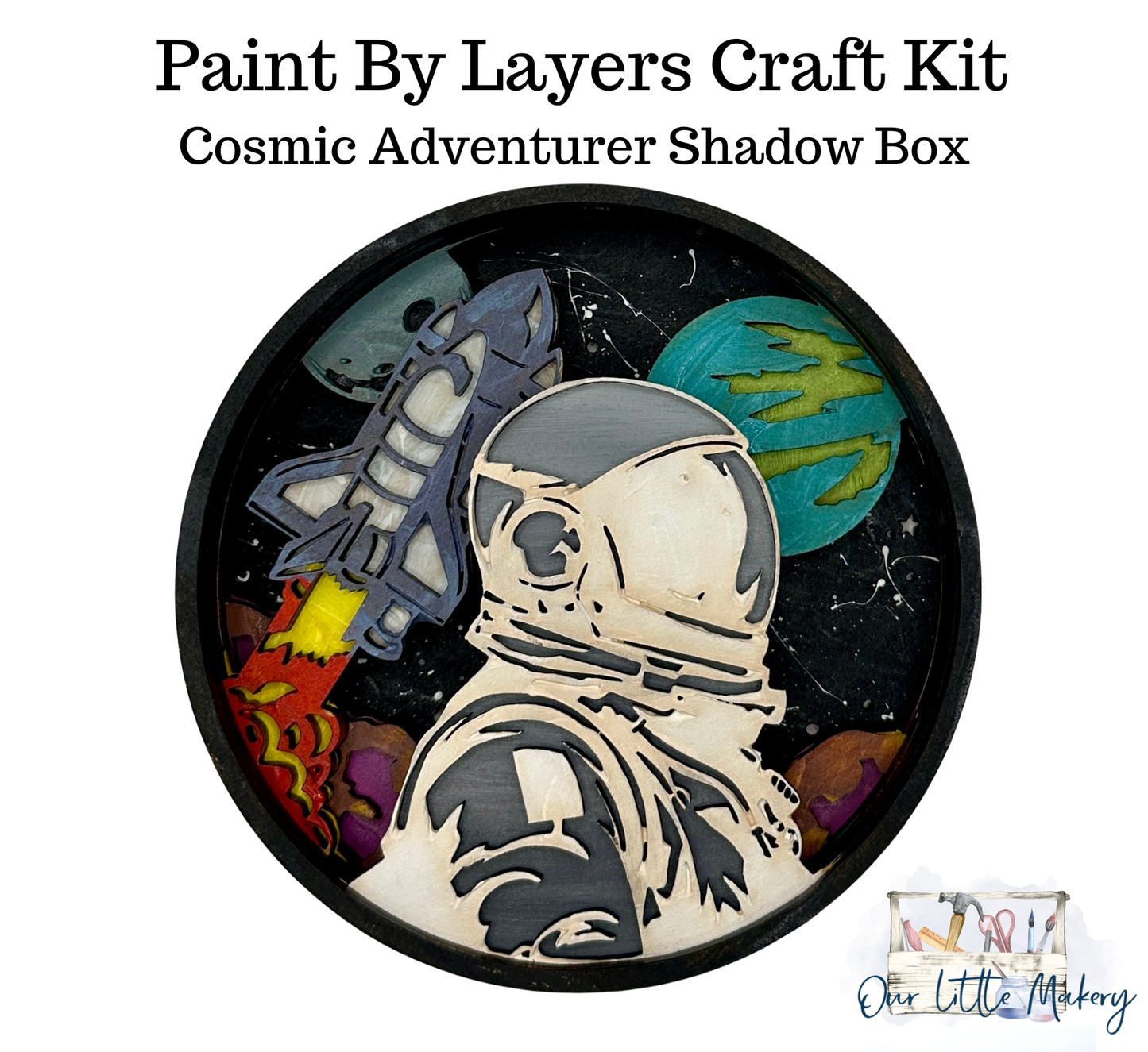 Our Little Makery - Cosmic Adventurer Shadow Box Kit