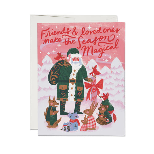 Red Cap Cards - FRIENDS AND LOVED ONES Holiday Card