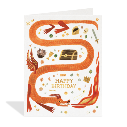 Half Penny Postage - DRAGON BIRTHDAY Card
