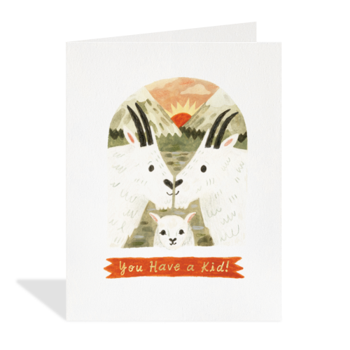 Halfpenny Postage - YOU HAVE A KID Card