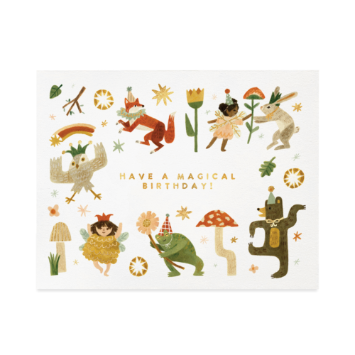 Half Penny Postage - WHIMSICAL BIRTHDAY Card