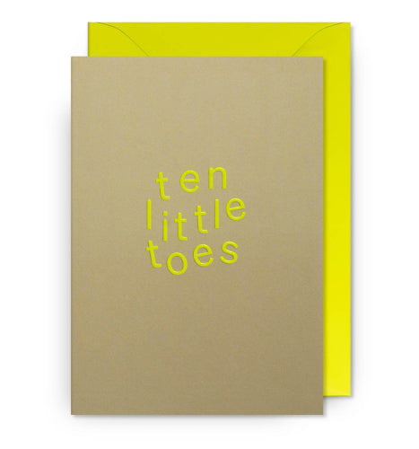 Lagom Design - TEN LITTLE TOES Card