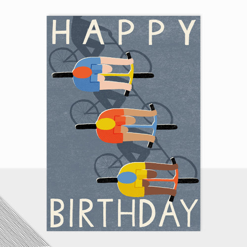 Laura Darrington - HAPPY BIRTHDAY CYCLISTS Card