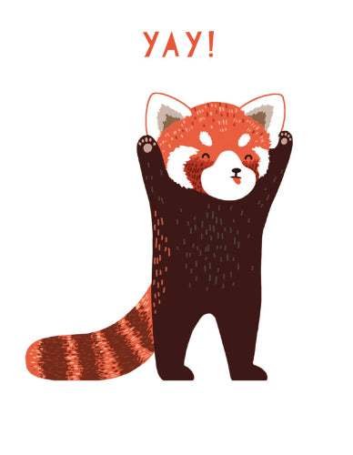 Museums & Galleries - RED PANDA Card