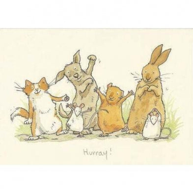 Two Bad Mice - HURRAY! Card