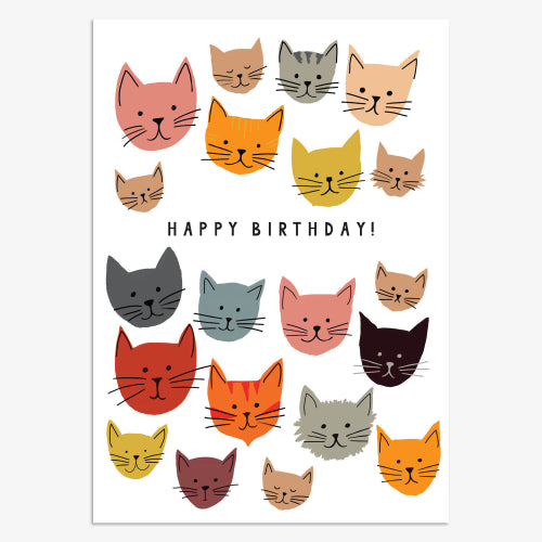Think Of Me - BIRTHDAY CATS Card