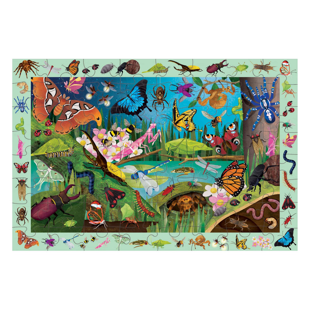 mudpuppy - BUGS + BUTTERFLIES Search & Find Puzzle (64-Pieces)