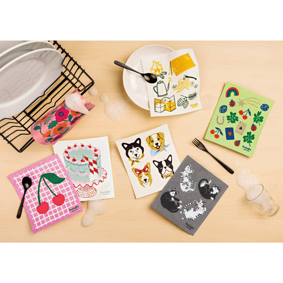 Ecologie - Uptown Dogs Swedish Dishcloth