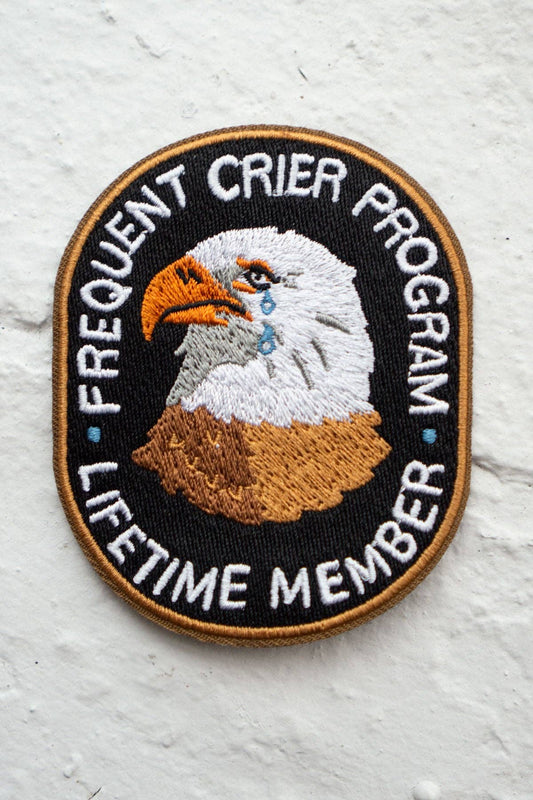 Stay Home Club - FREQUENT CRIER (Eagle) Embroidered Sticker Patch